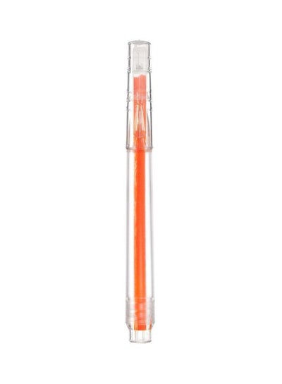 اشتري قلم تحديد دائم بسن عريض جداً برتقالي/شفاف في السعودية