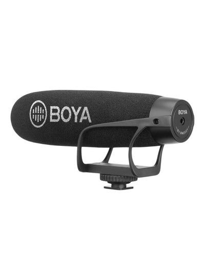 Buy Shotgun Condenser Microphone BY-BM2021 Black in UAE