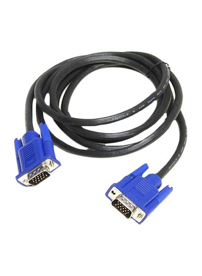Buy VGA Male Cable Connector Blue/Black in Saudi Arabia