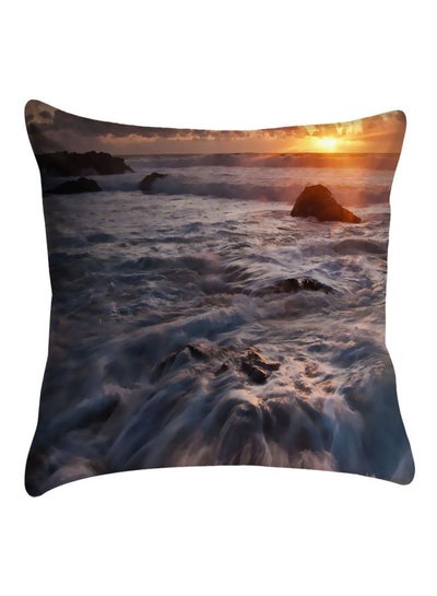 Buy Polyester Printed  Cushion Cover Polyester Polyester Multicolour 40x40centimeter in Egypt