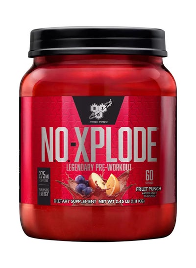 Buy Bsn No Xplode Fruit Punch 2.45lb in UAE