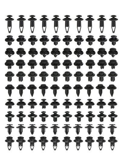 اشتري مجموعة مشابك لتثبيت مسامير صندوق السيارة مكونة من 100 قطعة في السعودية