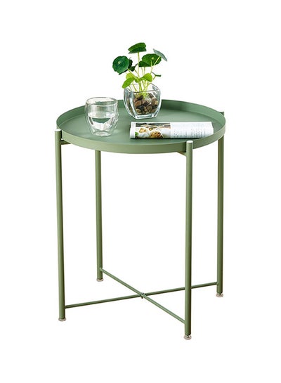 Buy Round Table Nightstand Sofa Table Furniture Green in Egypt