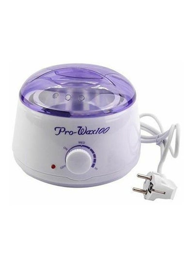 Buy Salon Spa Wax Heater White/Purple in UAE