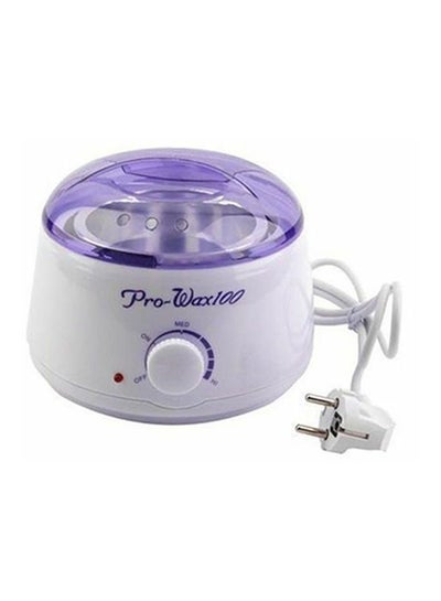 Buy Salon Spa Wax Heater White/Purple in UAE