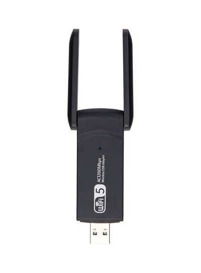 اشتري Dual Band Wireless USB Adapter Black في الامارات