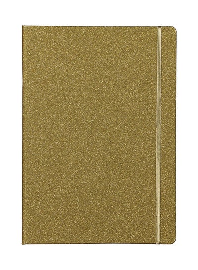 Buy A4 Glitter Notebook Gold in UAE