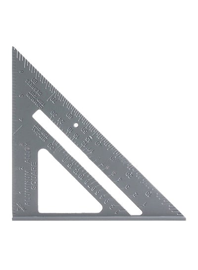 Buy Triangle Ruler Protractor Grey 20centimeter in Saudi Arabia