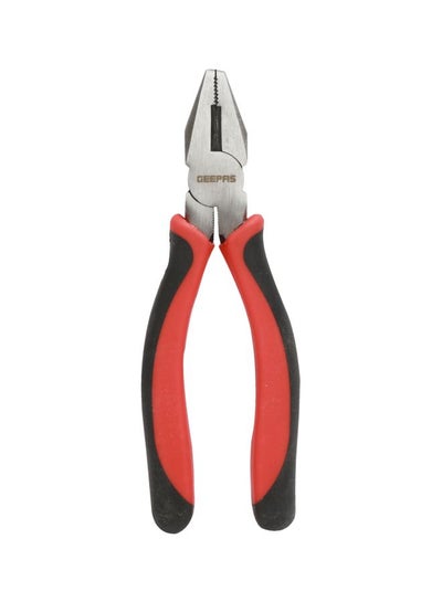 Buy Toolz 7" Combination Plier- GT59108| Rust-Proof Carbon Steel, High-Quality Jaw And Polished Jaw For Durability, Equipped With Comfortable Soft Grip Handle| Light-Weight And Durable, Ideal For DIY, Home Improvement, General Repairs, Maintenance Black/Red/Silver 7inch in UAE