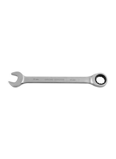 Buy 20mm Gear Wrench with Plastic Hanger - Part Ring/Open-Ended Spanner with Ratchet Function | CRV, Mirror Finish | Ideal for Mechanic, Plumbers, Carpenter, DIYers and More Silver 20mm in UAE