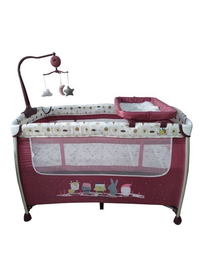 Buy Foldable Baby Playpen Two Layers With Toys 27-920Ap in Saudi Arabia