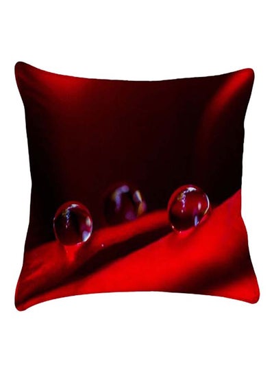 Buy Printed Pillow Cover polyester Red 40 x 40cm in Egypt
