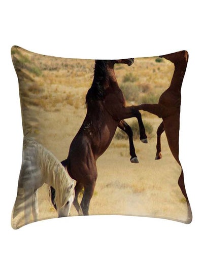 Buy Printed Pillow Cover polyester Multicolour 40 x 40cm in Egypt