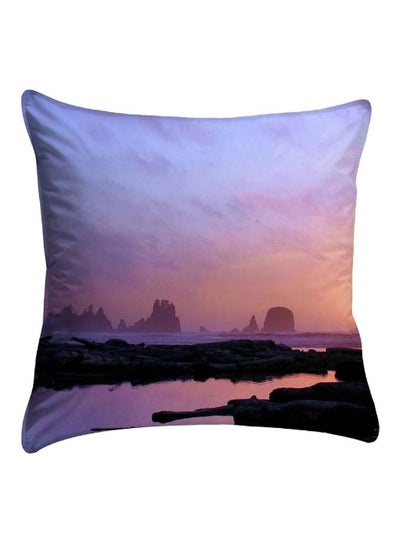 Buy Printed Pillow Cover polyester Multicolour 40 x 40cm in Egypt