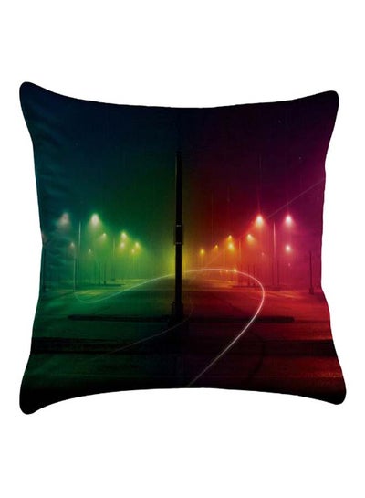 Buy Printed Pillow Cover polyester Multicolour 40 x 40cm in Egypt