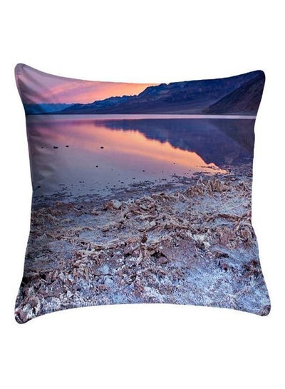 Buy Sea Printed Pillow Cover polyester Multicolour 40 x 40cm in Egypt