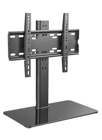 Buy Universal Swivel TV Stand - Table Top TV Stand for 26-60 inch LCD LED TVs - Height Adjustable TV Base Stand with Tempered Glass Base & Wire Management Black in UAE
