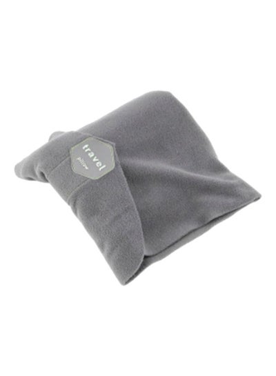 Buy Travel Neck Support Pillow Grey 180x180x70mm in UAE