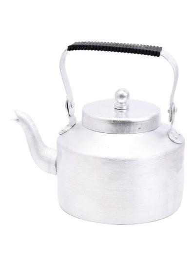 Buy Aluminium Tea Kettle Silver/Black 1Liters in Saudi Arabia