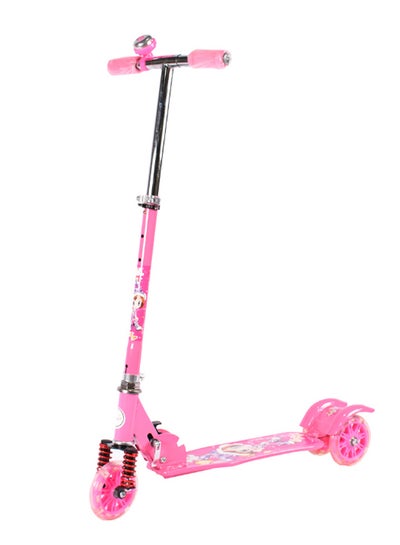 Buy 3-Wheel Portable High Quality Musical Stylish Padded Handles Kick Scooter 80 x 75cm in Saudi Arabia