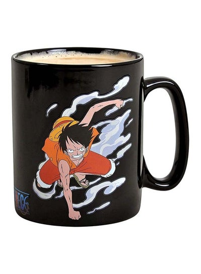 Buy One Piece Luffy And Ace Heat Mug Multicolour 460ml in Saudi Arabia