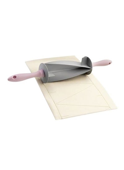 Buy Croissant Cutter Roller Pink/Grey in Saudi Arabia