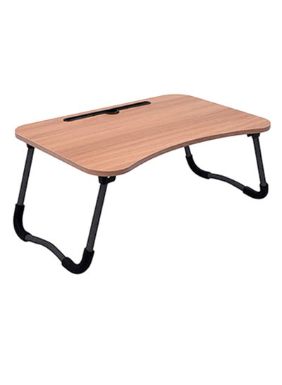Buy Multi-Purpose Laptop Table With Dock Stand Beige/Black in Saudi Arabia