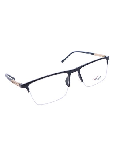 Buy Semi Rimless Rectangular Eyeglasses Frame 8115 C1 in UAE