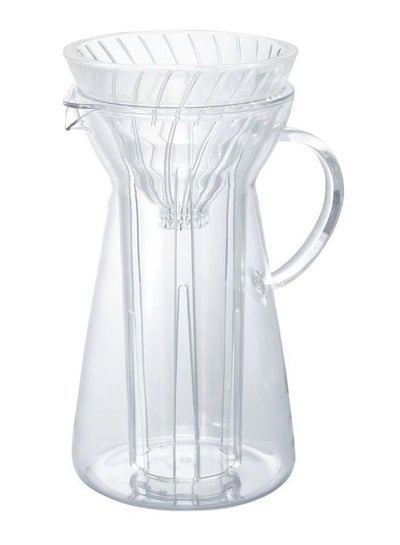 Glass Pour Over Hot And Iced Coffee Maker 700 ml V60 Clear price in UAE ...