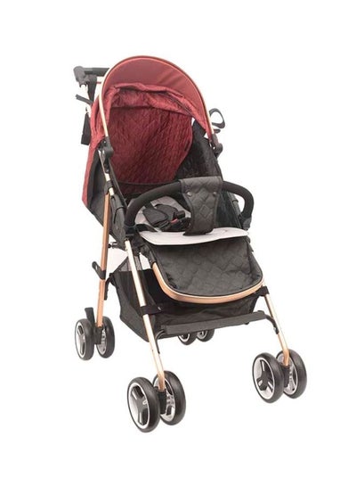 Buy Baby Foldable Stroller With Adjustable Recline Position And Removable Canopy in Saudi Arabia