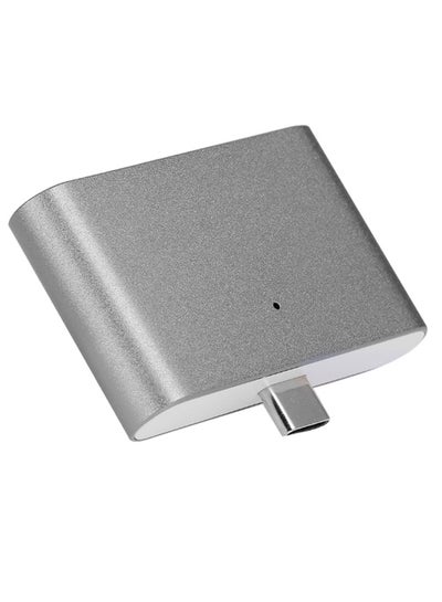 Buy 5-In-1 Type-C Hub OTG USB 3.0 Converter Adapter Grey in Saudi Arabia