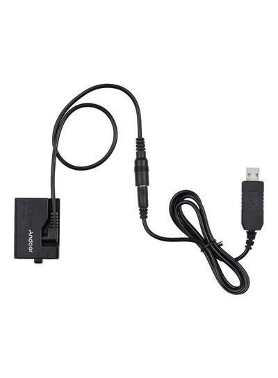 اشتري محول شحن بوصلة تيار مباشر للبطارية الاصطناعية  بمنفذ USB أسود في السعودية