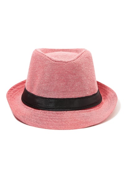 Buy Summer Beach Sun Hat Pink in Saudi Arabia