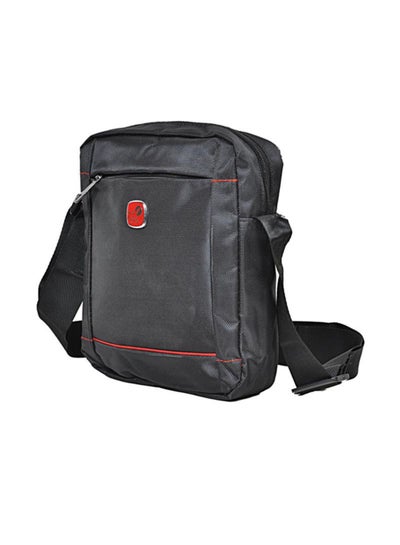 Buy Polyester Crossover Bag Black in Saudi Arabia