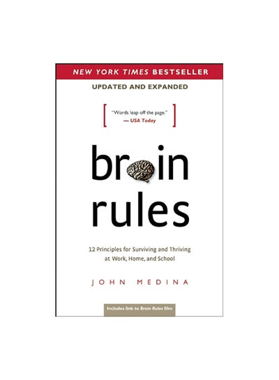 Buy Brain Rules: 12 Principles for Surviving and Thriving at Work, Home, and School Paperback Arabic by جون مدينة - 22/5/2014 in UAE