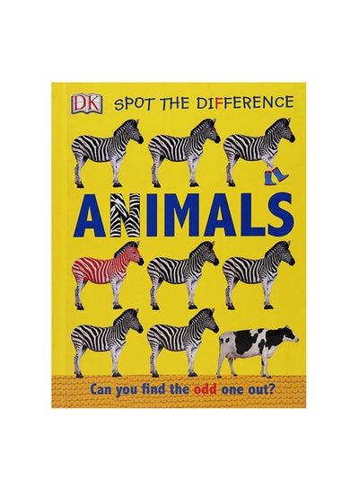 اشتري Spot the Difference: Animals كتاب بأوراق سميكة قوية في الامارات