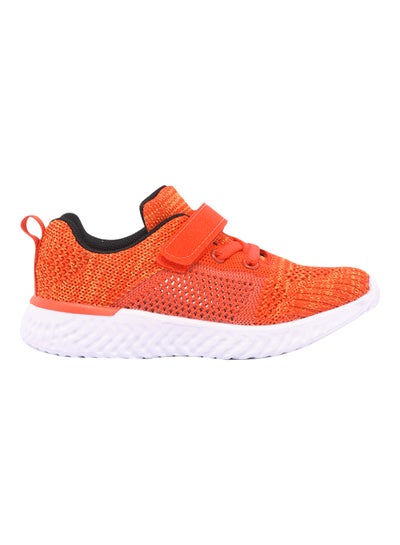 Buy Baby Boys Knit Velcro Sneakers Orange in Saudi Arabia