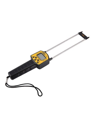 Buy Digital Grain Moisture Meter Black/Silver/Yellow in Saudi Arabia