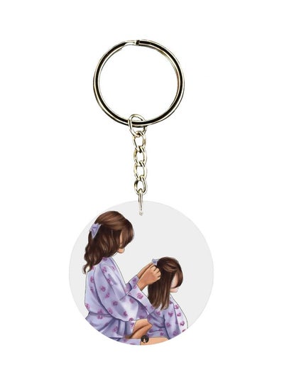 Buy Mother And Daughter Printed Keychain in Saudi Arabia