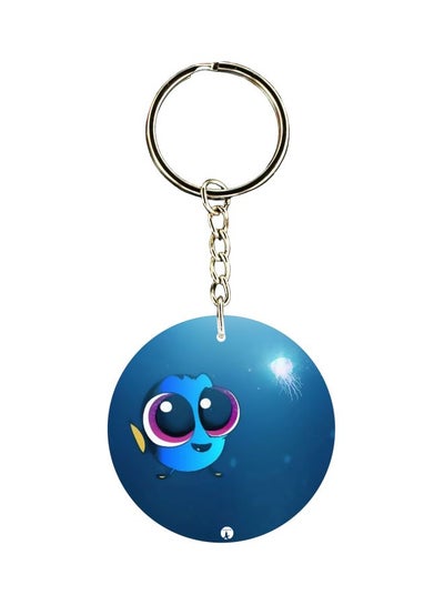 Buy Cartoon Printed Single Sided Keychain in UAE