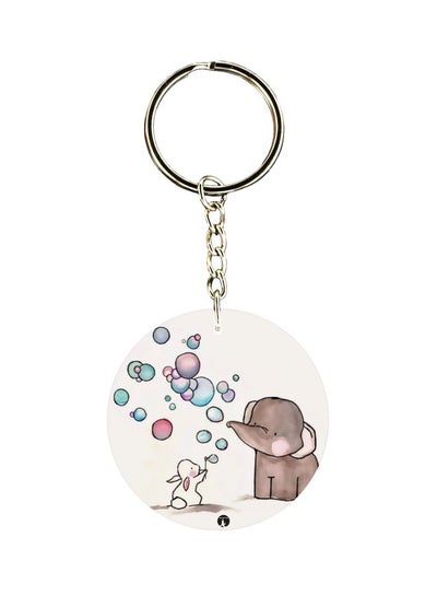 Buy Cartoon Themed Single Sided Keychain in UAE