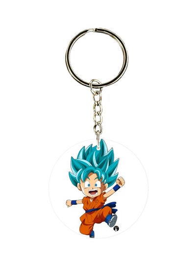Buy Dragon Ball Z Character Printed Single Sided Keychain in UAE