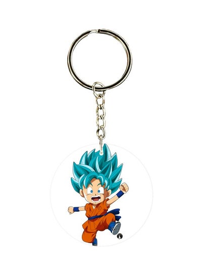 Buy Dragon Ball Z Character Printed Single Sided Keychain in Saudi Arabia