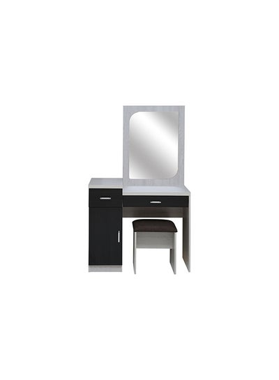 Buy Decasta Dresser With Mirror And Stool White in Saudi Arabia