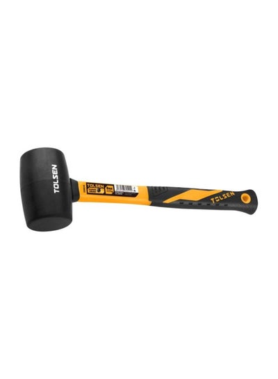 Buy Rubber Head Mallet Black/Yellow in UAE