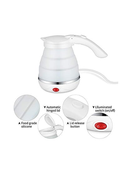 Buy Travel Electric Kettle 750 milliliter 750.0 ml 300.0 W ZDSH White in UAE