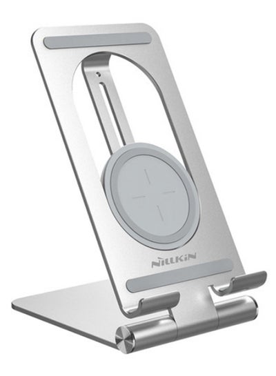 Buy Wireless Tablet Charging Stand Silver in UAE