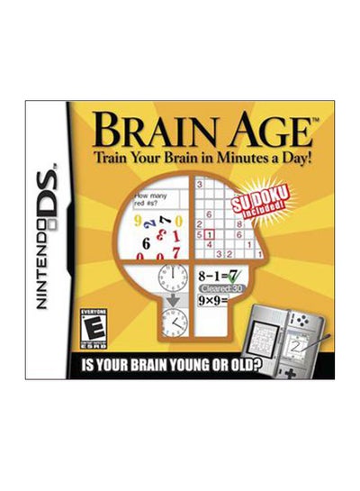 Brain Math Ds Brain Age: Train Your Brain In minute A Day - Nintendo DS - puzzle ...