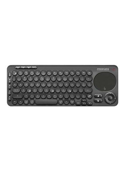 Buy Bluetooth Wireless Touchpad Keyboard - Arabic/English Black in UAE