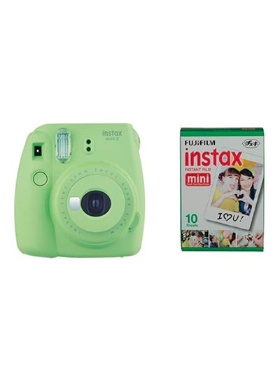 Buy Instax Mini 9 Instant Film Camera With 10 Sheets in UAE